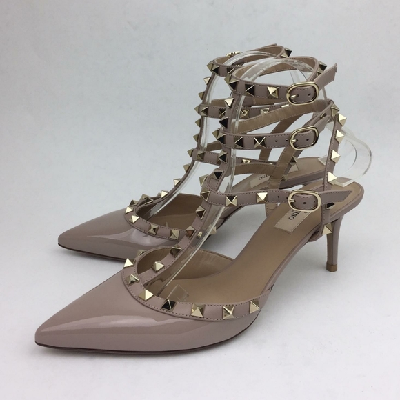 VALENTINO Rockstud Strappy Pointed Toe Pum… - Picture 4 of 15